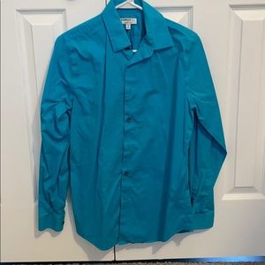 Express men’s 1MX Extra Slim Small/Turquoise Blue
